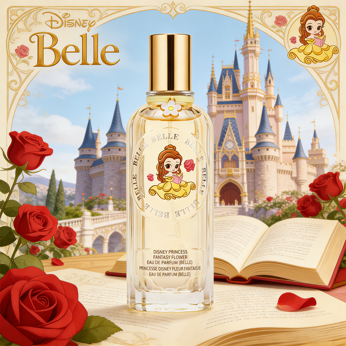 Perfume Fragrance For Girls - MINISO & DISNEY BELLE Women Perfume