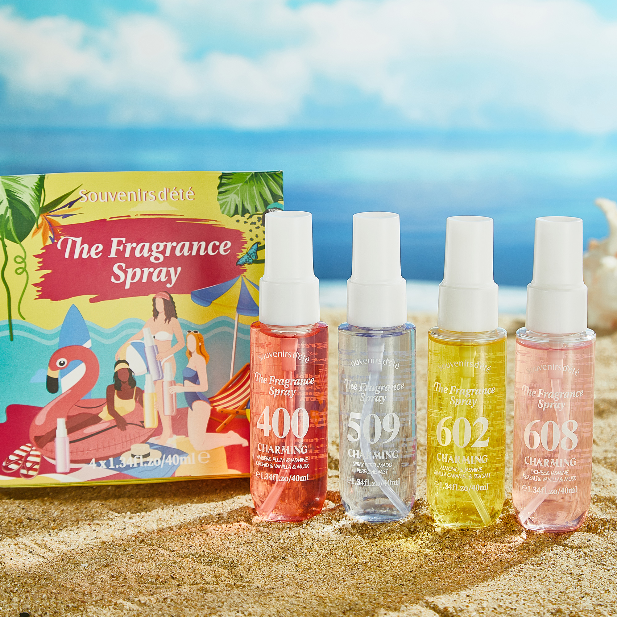 Perfume Fragrance Gift Set - 4pcs Digital perfume, fresh fragrance, lasting