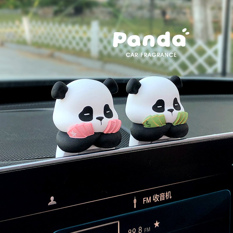 Perfume Fragrance For Girls - Cartoon Panda Car Perfume Ornament Dashboard
