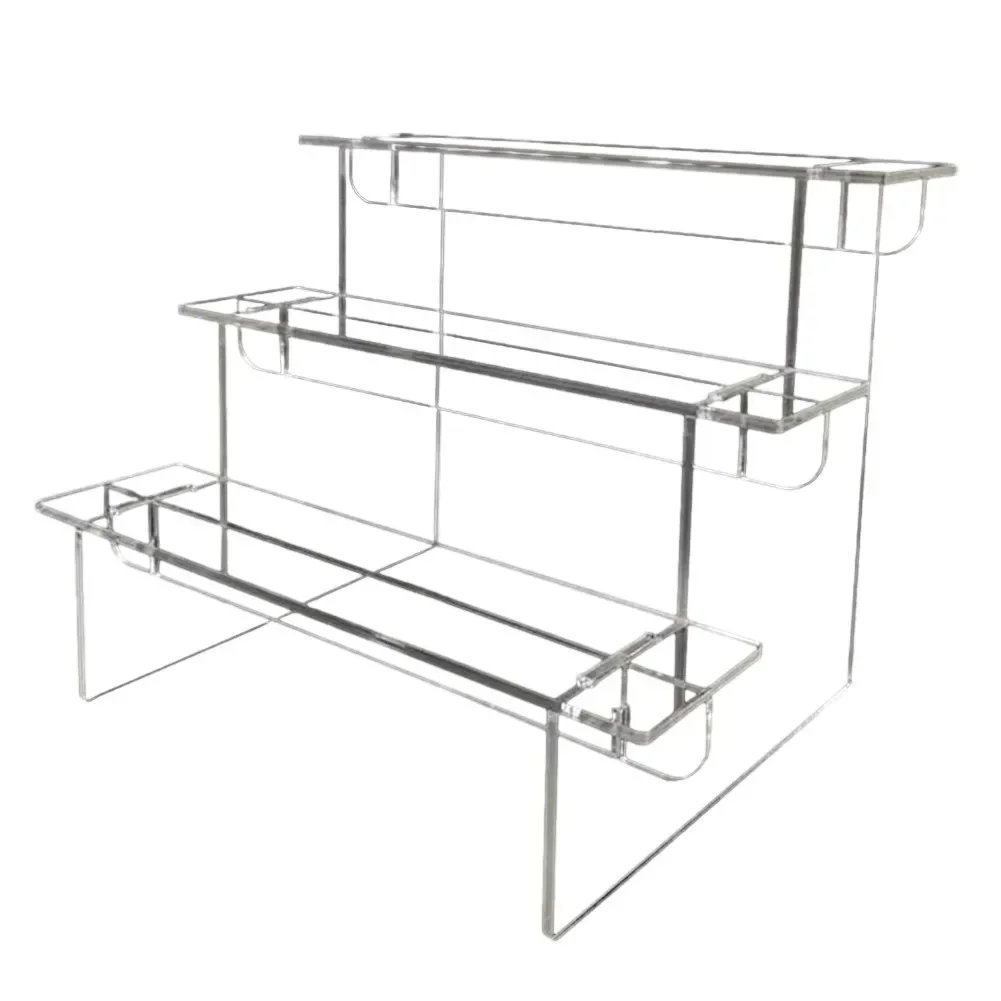 Perfume Fragrance Holder - 1-5 Tier Acrylic Display Stand Transparent