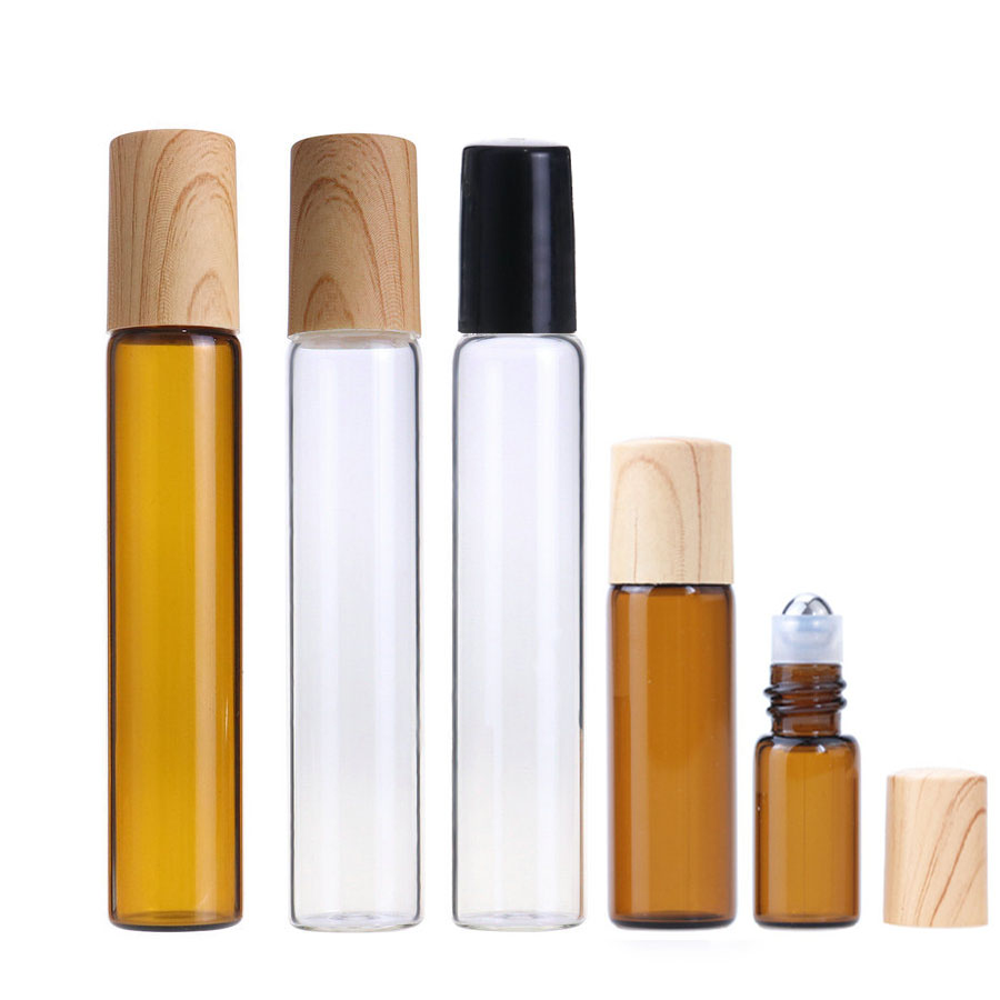 Attar Oil Roll On - 5PCS Glass Essential Oils Roller Bottles