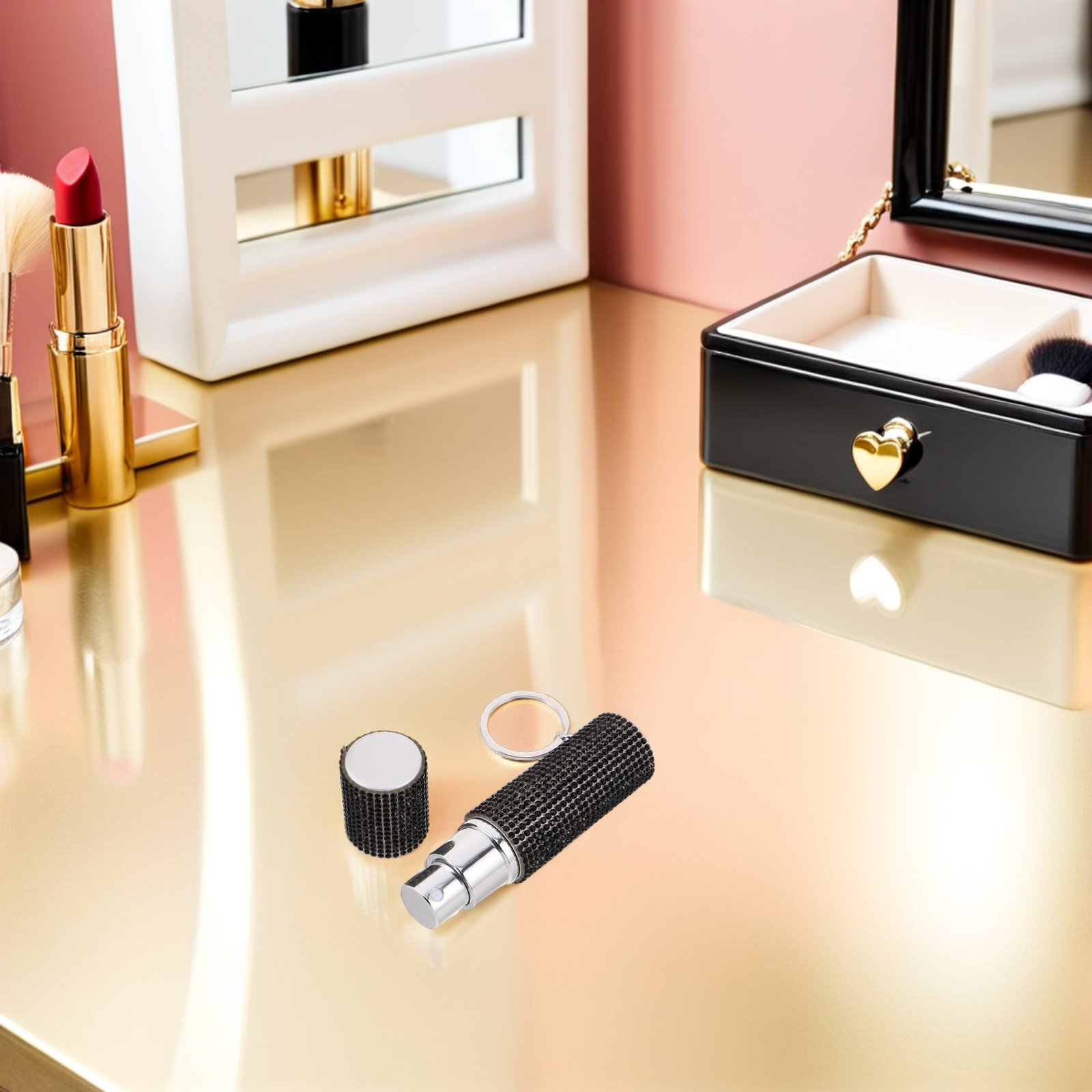 Perfume Fragrance Holder - 10Ml Refillable Travel Perfume Bottle Portable