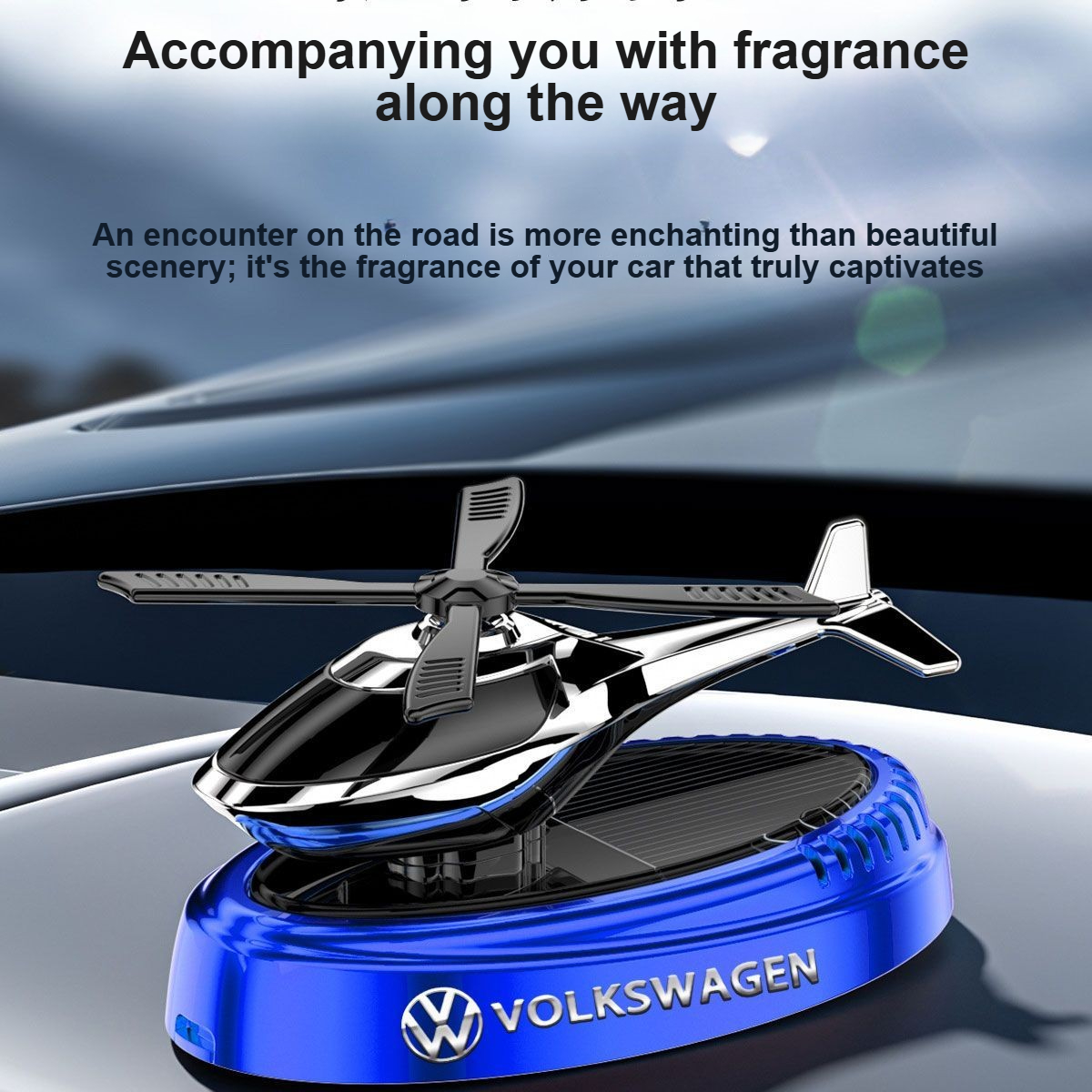 Perfume Fragrance Holder - for Volkswagen Car Aroma Diffuser Solar