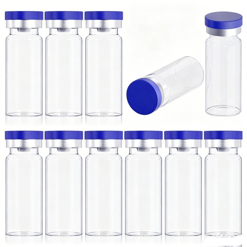 Perfume Fragrance Book - 20/50/100Pcs Mini Glass with Caps Portable