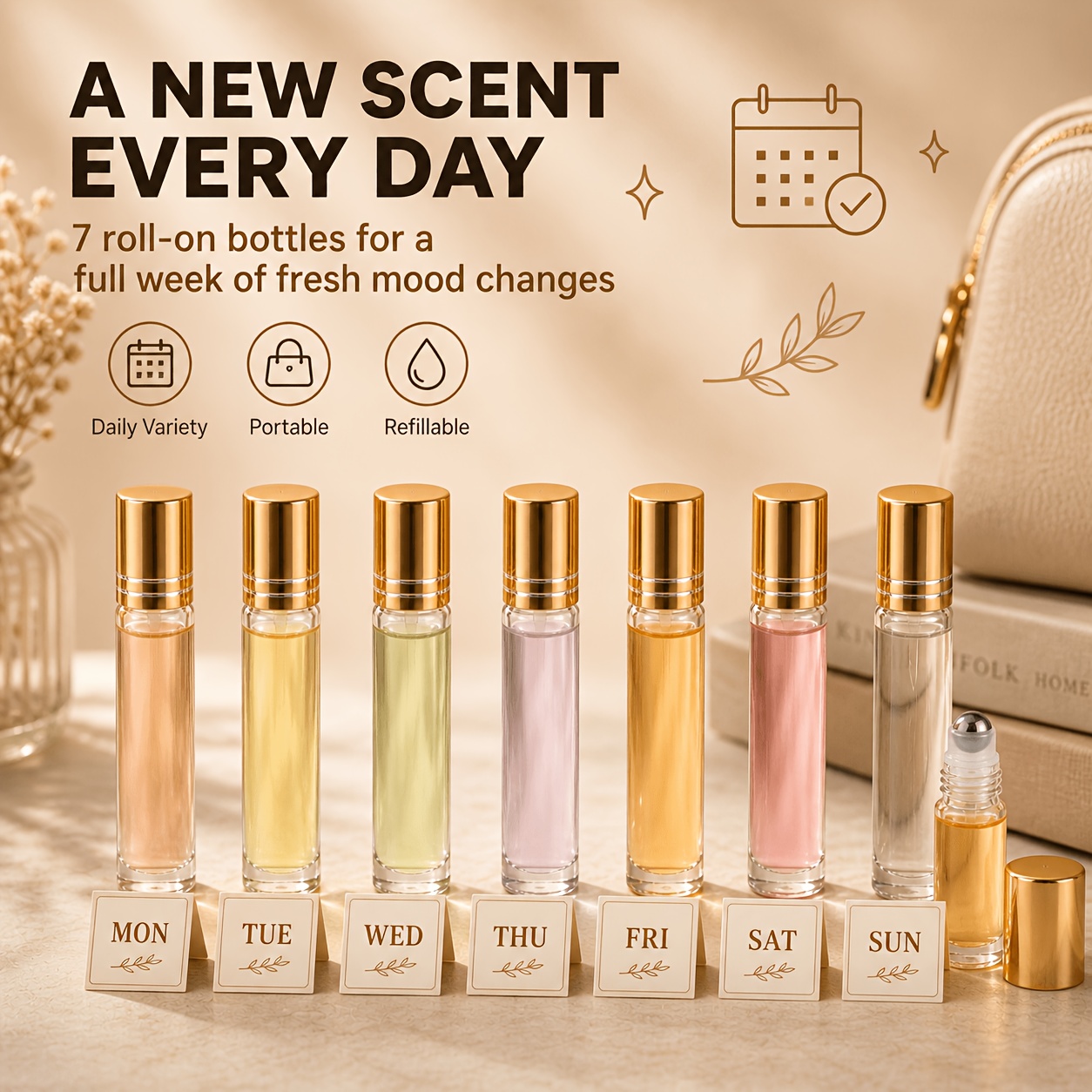 7/14pcs Glass Roll on Bottle 1 - Attar Oil Roll On recensie en prijs