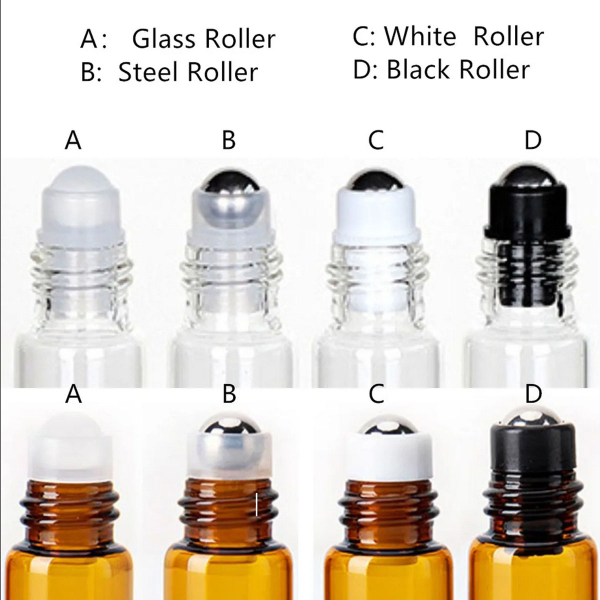 5PCS Glass Essential Oils Roll - Attar Oil Roll On recensie en prijs