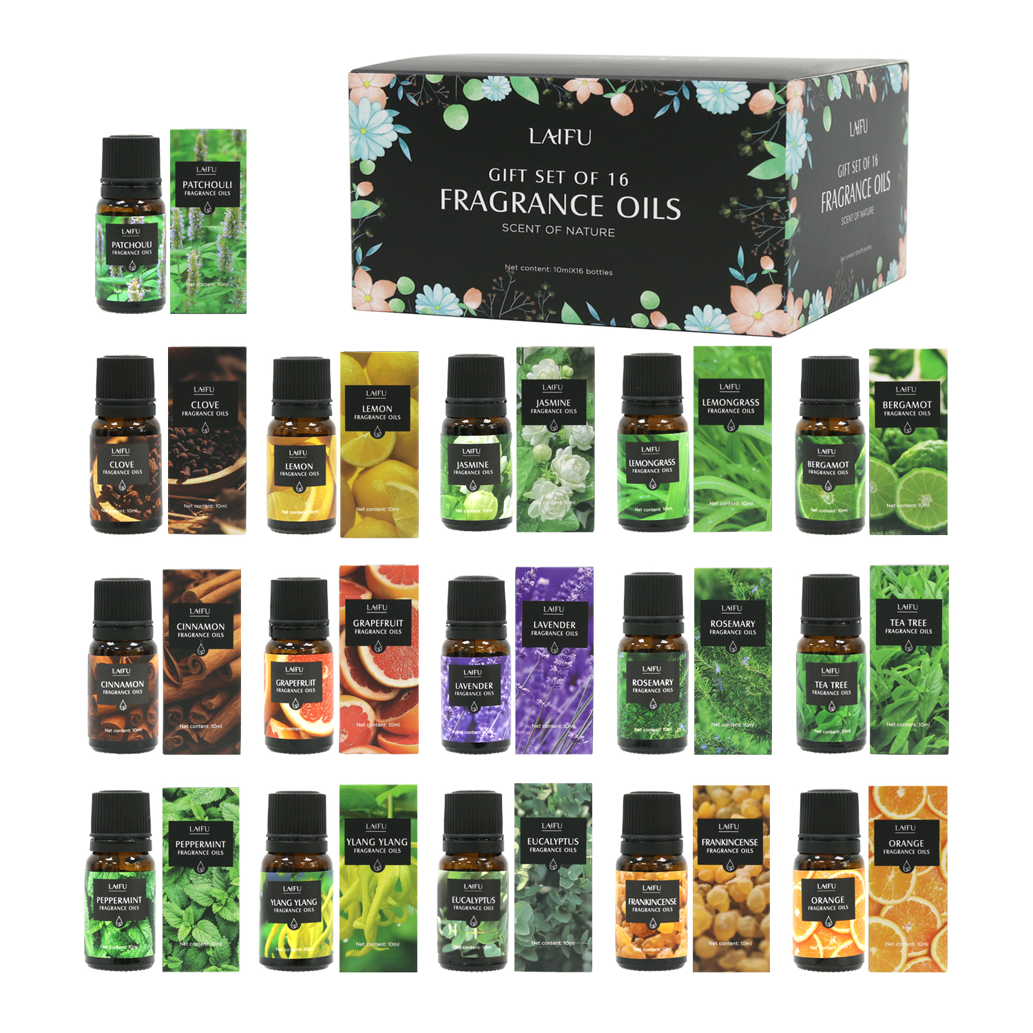 16x10ml Essential Oils Set for - Perfume Fragrance Gift Set recensie en prijs