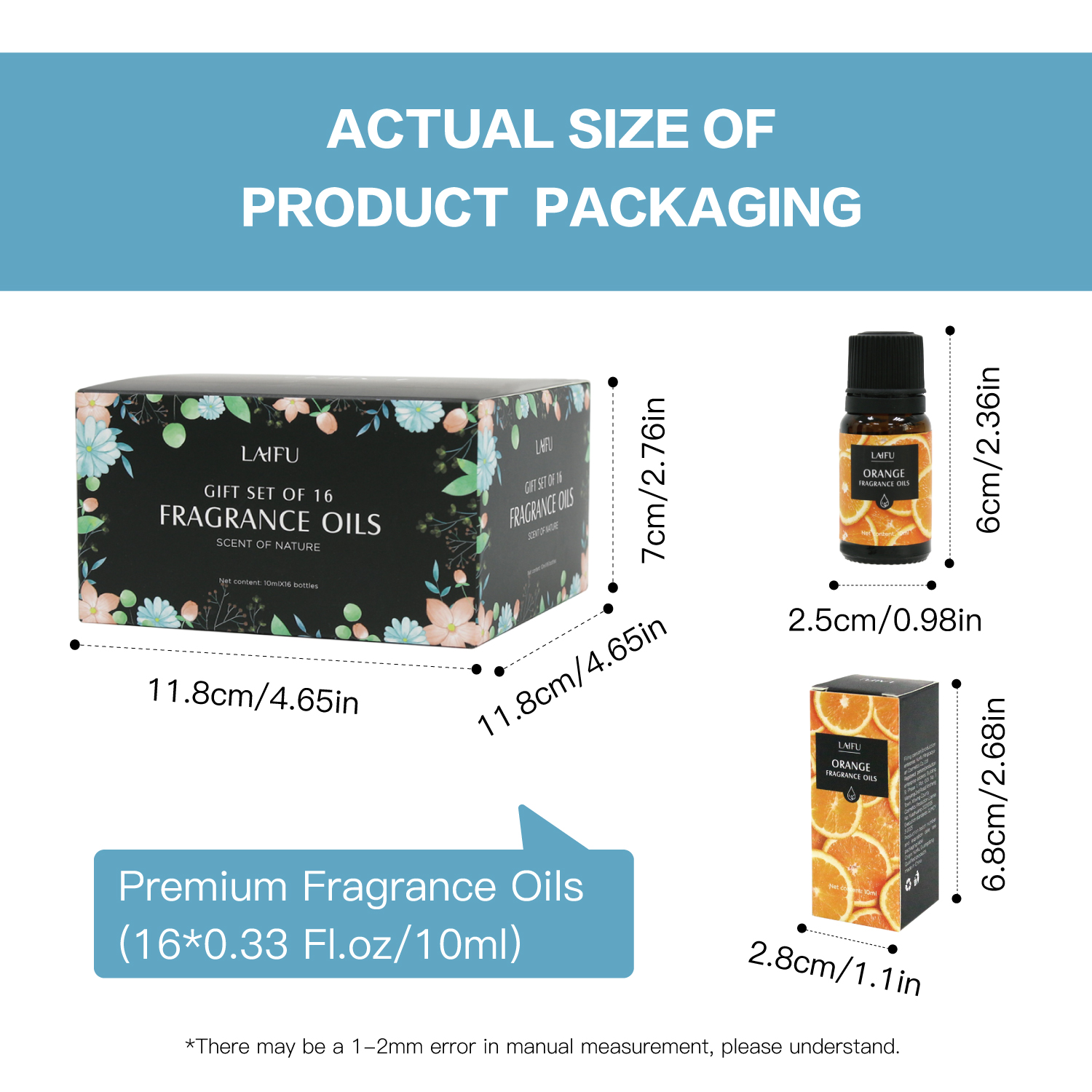 16x10ml Essential Oils Set for - Perfume Fragrance Gift Set recensie en prijs