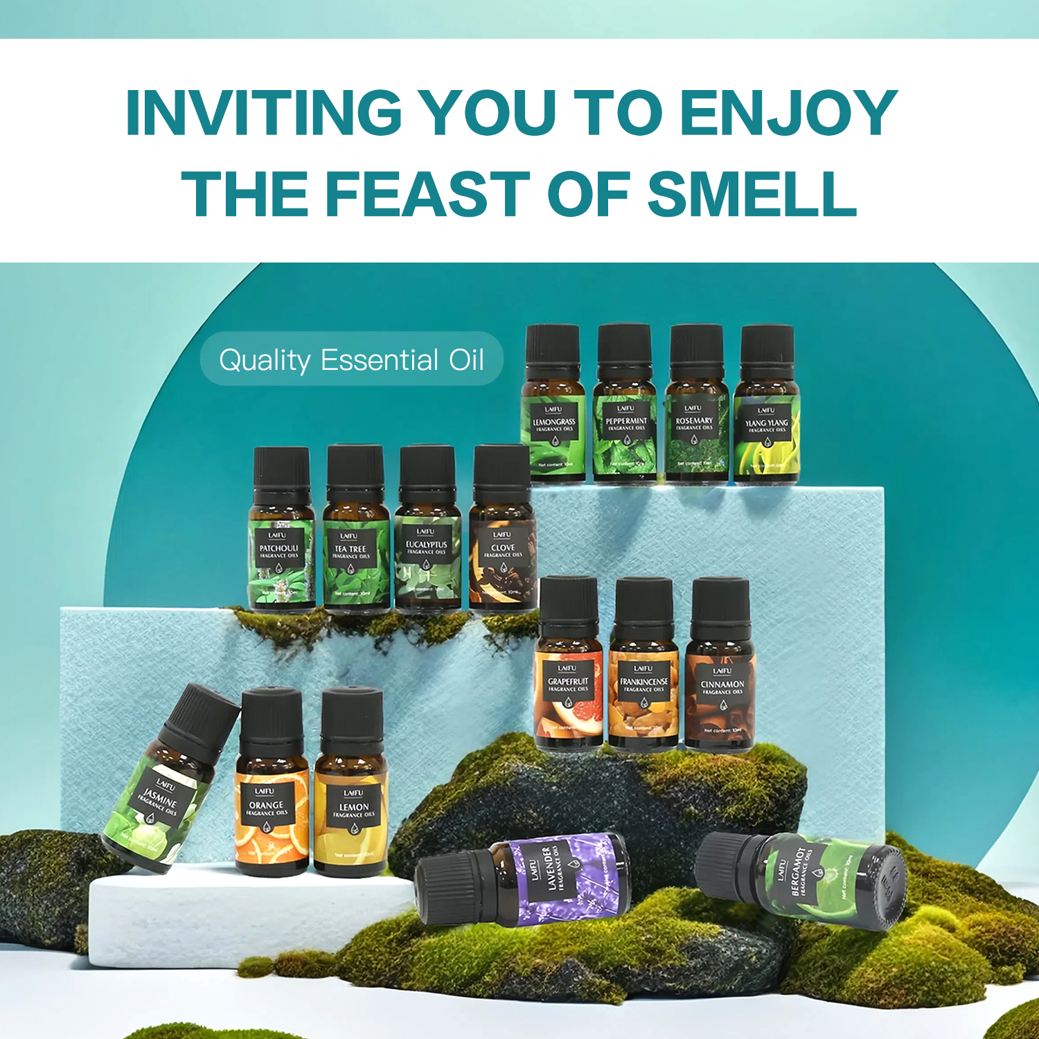 16x10ml Essential Oils Set for - Perfume Fragrance Gift Set recensie en prijs