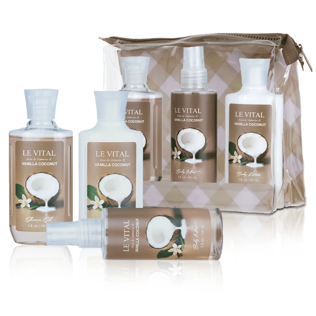 The three piece bath set with  - Perfume Fragrance Shower Gel recensie en prijs