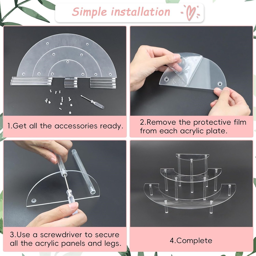 1/2pack Acrylic Display Riser  - Perfume Fragrance Holder recensie en prijs