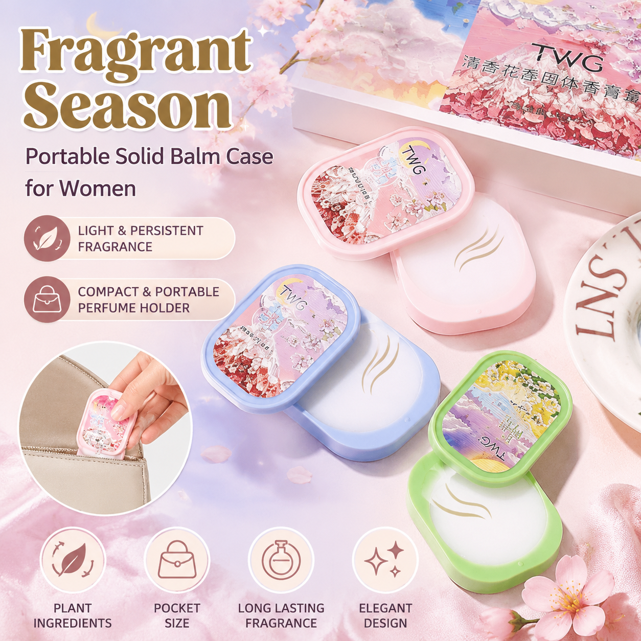 Fragrant Season Portable Solid - Perfume Fragrance Holder recensie en prijs