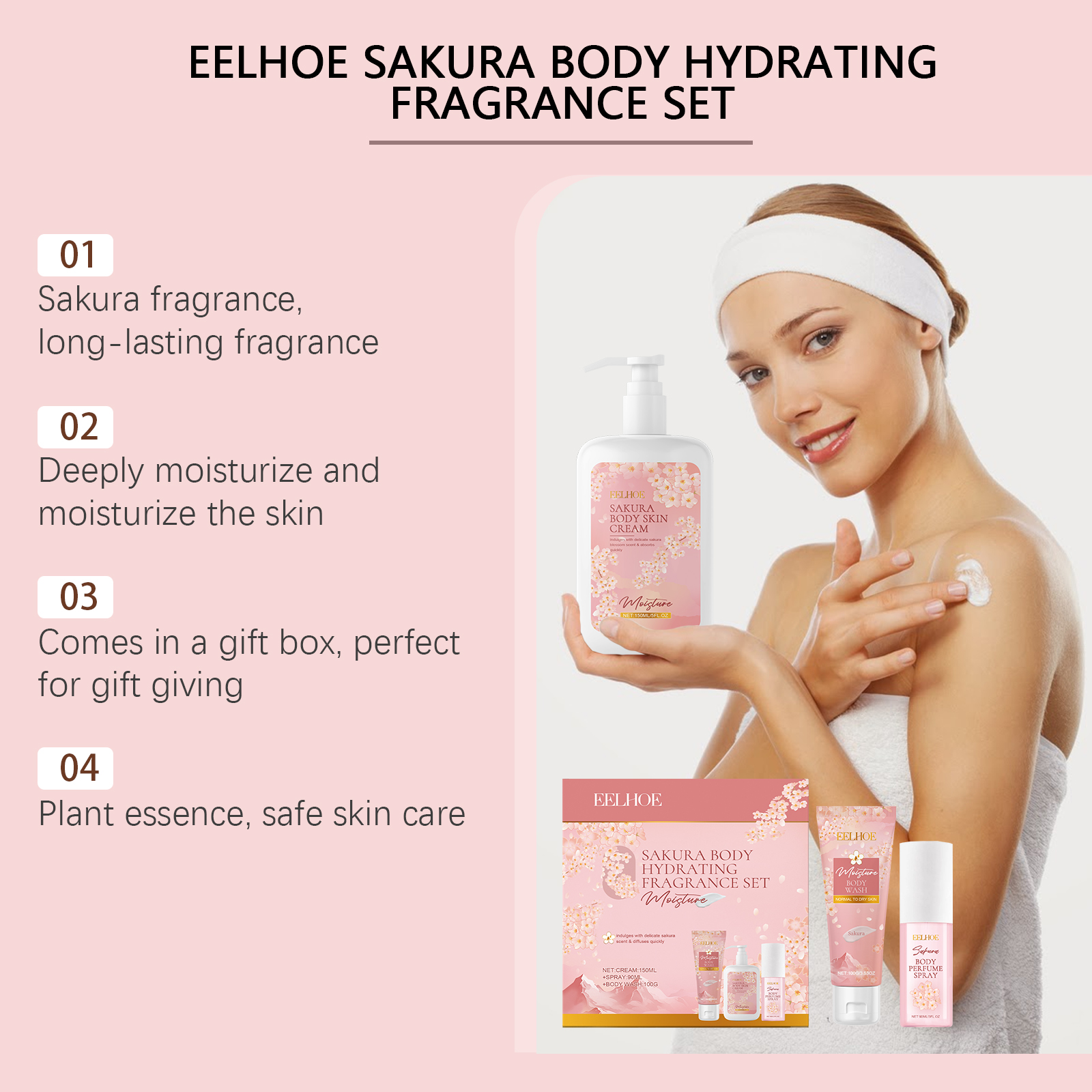 Sakura Flower Body Skin Care S - Perfume Fragrance Shower Gel recensie en prijs