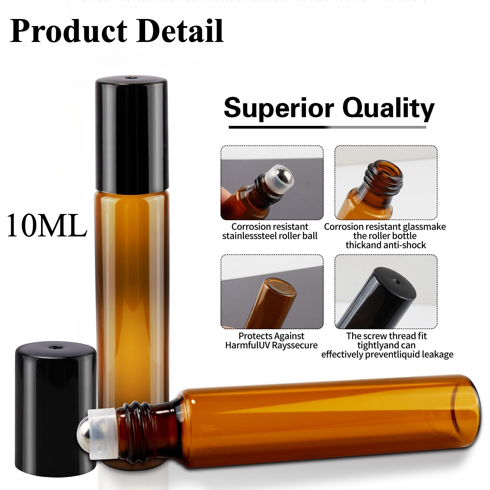 8/30pcs Glass Roll on Bottle 1 - Attar Oil Roll On recensie en prijs