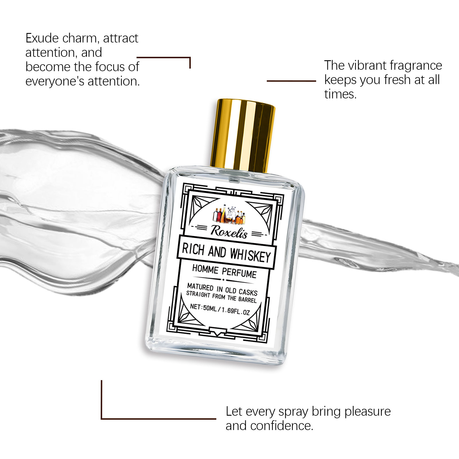 Roxelis 50ml Charm Whisky Men' - Perfume And Fragrance recensie en prijs