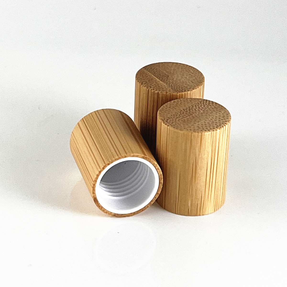 10X 100X Natural Bamboo Lid Ca - Attar Oil Roll On recensie en prijs