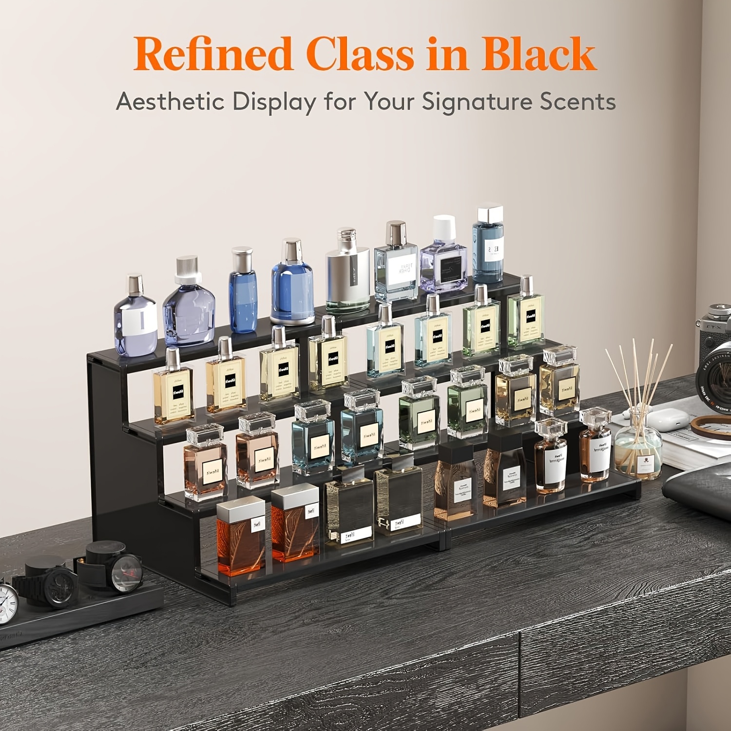 Acrylic Display Rack Shelf Emb - Perfume Fragrance Holder recensie en prijs